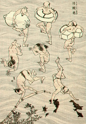 Кацусика Хокусай - Иллюстрация из альбома 36 видов Фудзи