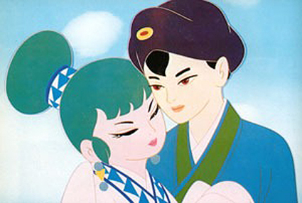 Hakujaden (1958) Первое цветное полнометражное аниме