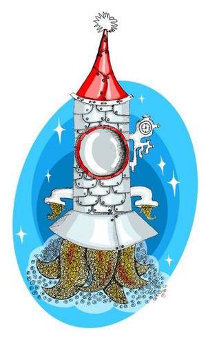 Космо-ёлка наоборот