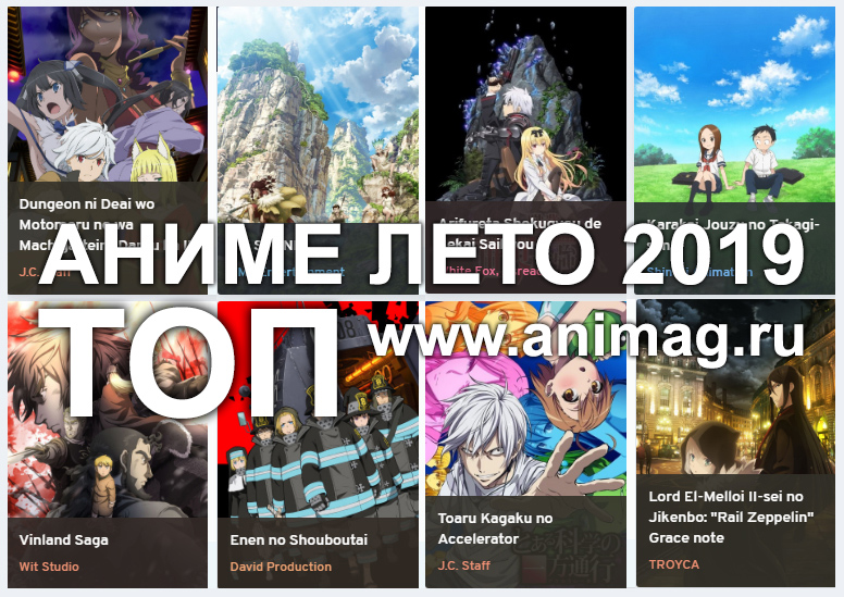 ТОП ЛЕТО 2019 (выбор до 5 вариантов)