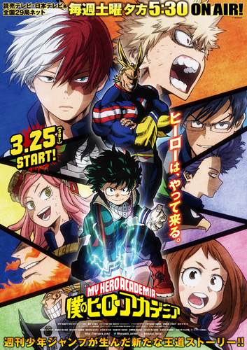 Превью героев &quot;My Hero Academia&quot;