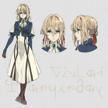Галерея персонажей "Violet Evergarden"
