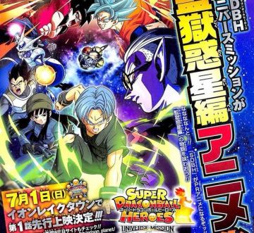 Анонс аниме по игре " Dragon Ball Heroes"