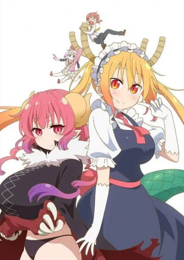 Новый тизер второго сезона аниме-адаптации манги Kobayashi-san Chi no Maid Dragon.