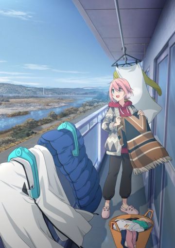 Постер и трейлер полнометражного фильма "Yuru Camp"