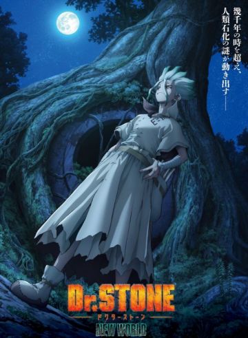 Названа дата начала трансляции второй части "Dr. STONE NEW WORLD"