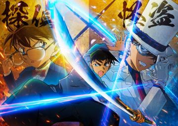 Новые постер и видео "Detective Conan: 100-man Dollar no Goryousei"