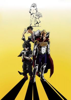 Постер четвертого сезона "My Hero Academia"