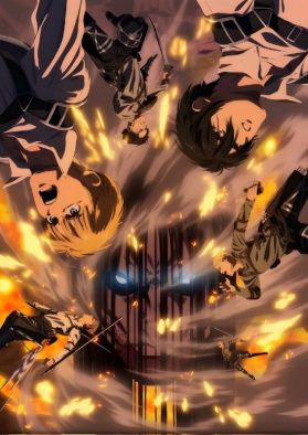 Постер третьей части "Shingeki no Kyojin: The Final Season"