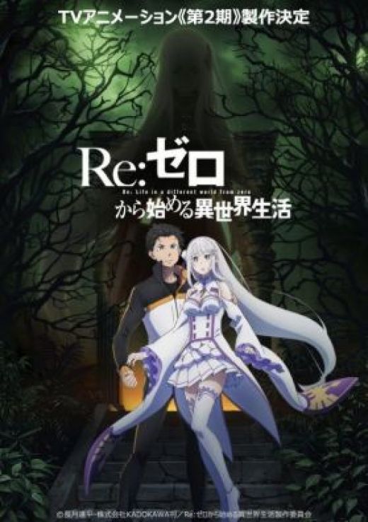 Дата выхода второго сезона "Re: Zero Kara Hajimeru Isekai Seikatsu"