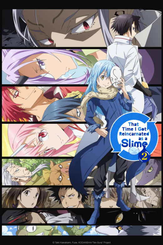 Новый постер второго сезона "Tensei Shitara Slime Datta Ken"