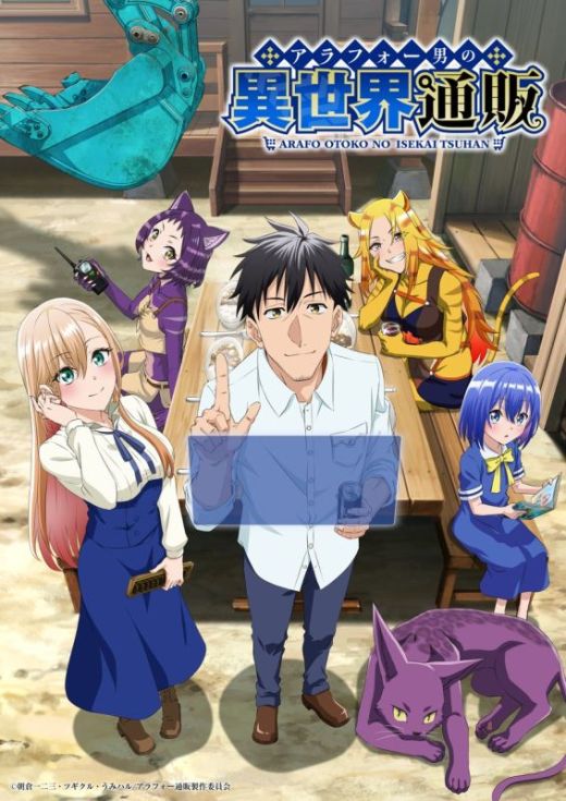 Подробности выхода сериала "Around 40 Otoko no Isekai Tsuuhan"