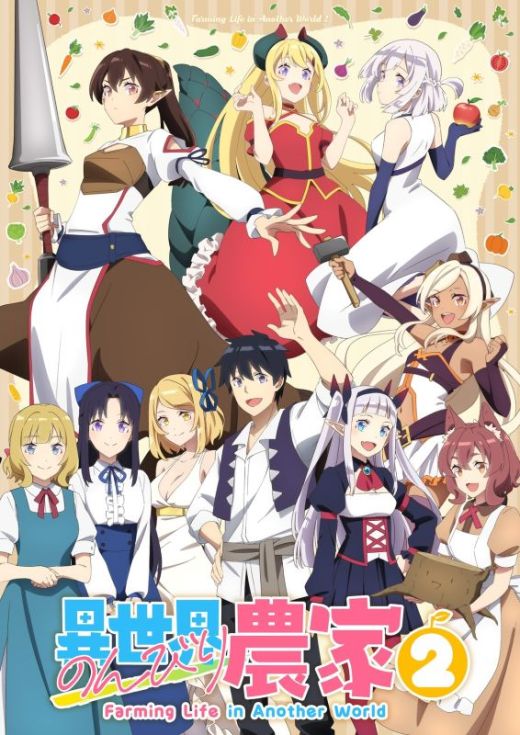 Второй сезон "Isekai Nonbiri Nouka" выйдет весной