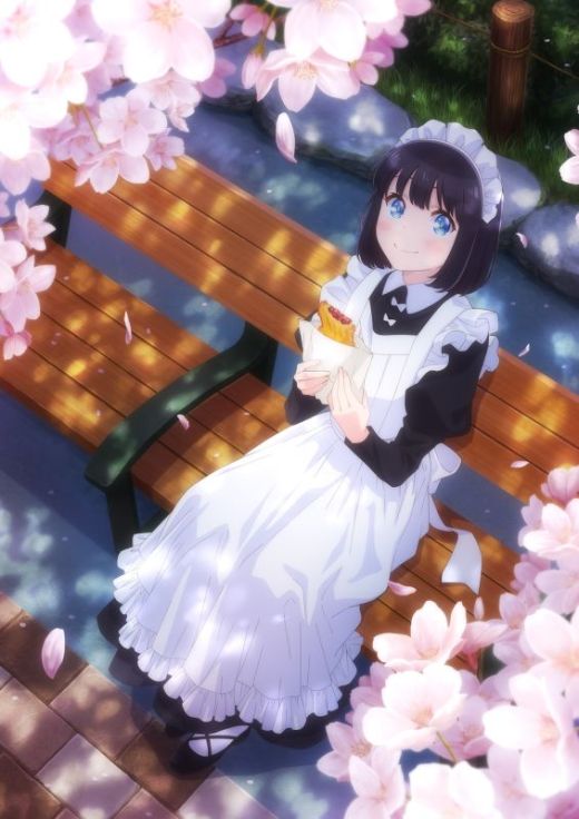 Комедийный сериал "Maid-san wa Taberu dake" стартует в апреле