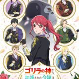 Новости сериала "Gorilla no Kami kara Kago sareta Reijo wa Ooritsu Kishidan de kawaigarareru"